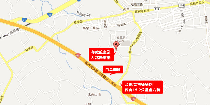 存億龍企業 / 銘澤事業 地圖